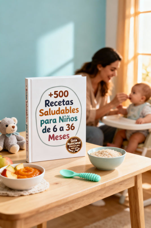 +500 Recetas Saludables para niños de 0 a 5 años 👶